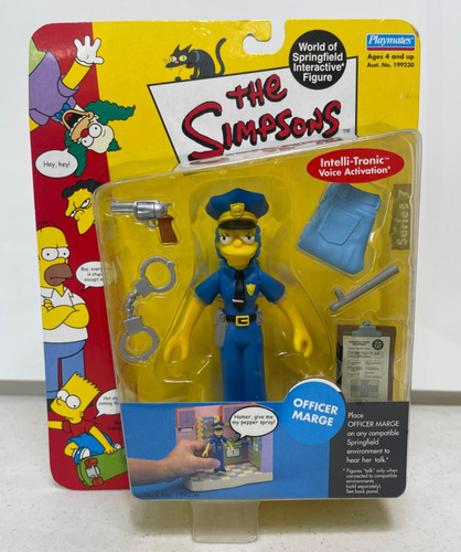 The Simpsons Series 7 Officer Marge 2001 Playmates 12cm C-19