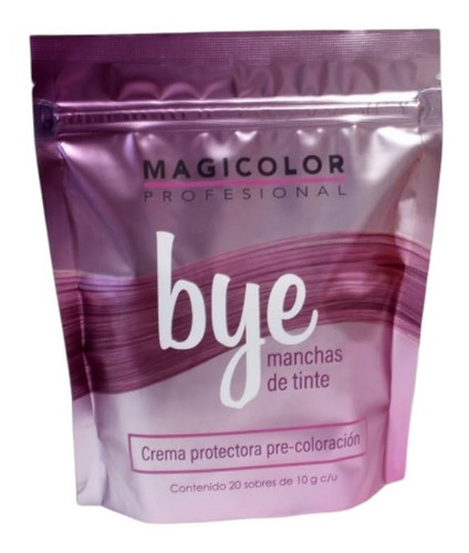 Bye Manchas De Tinte Crema Magicolor 10 Ml C/u Con 20 Pzas