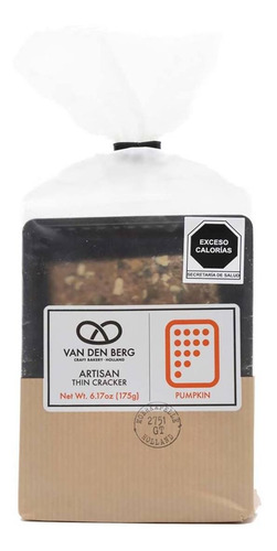 Thin Crackers Van Den Berg Semillas De Calabaza 175g