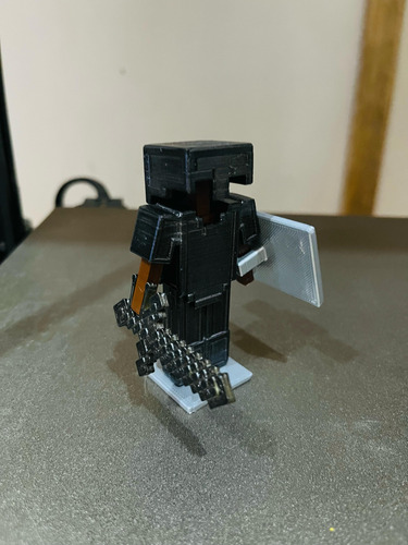 Figuras Minecraft Armor Stand - Kit Armable Netherite