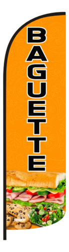 Bandera Publiciatria Promocity Baguete (4x1 M) Completa