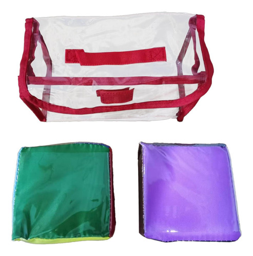 2 Dados Educativos Con Ranura Para Tarjetas, Dados Blandos
