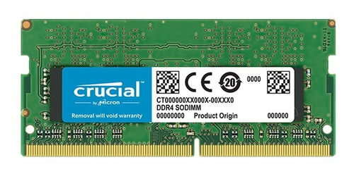 Memoria Ram Crucial Ddr4 16gb Sodimm 2400mhz Mac Notebook