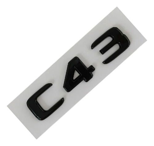 Abs Negro Insignia De Etiquetado C43 Para Compatible Con
