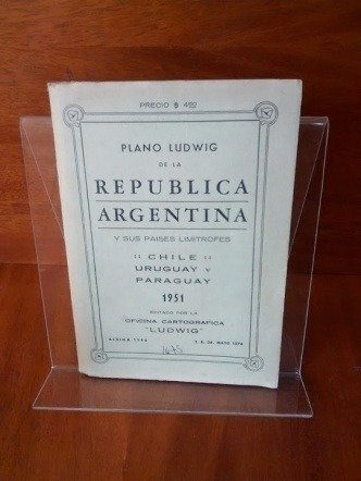 Plano Ludwig De La República Argentina Cgo 144. 1951