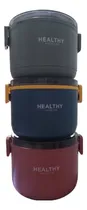 Comprar Lunchera Vianda Taper Hermetico Viral Healthy Redondo Manija