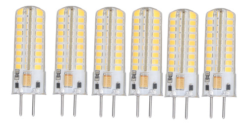 Bombilla Led Gy6.35, 6 Unidades, 7 W Ac, 12 V, 700 Lm, 72 Le