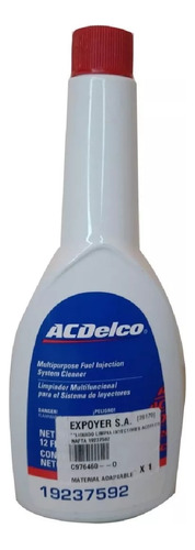 Liquido Limpia Inyectores Nafta Acdelco 355ml