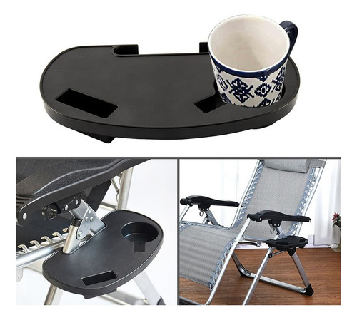 Portavasos Ovalado Para Silla Zero Gravity, 2 Unidades, Clip