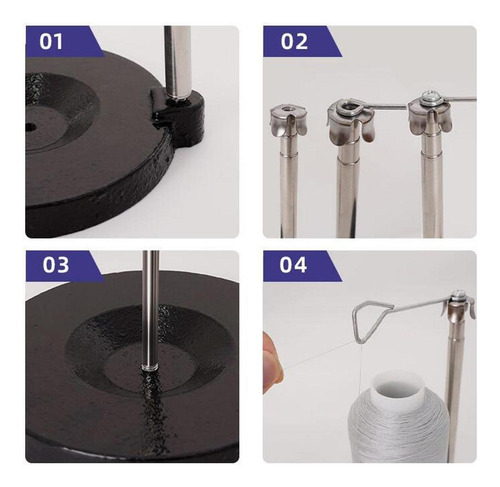 Soporte De Hilo Cónico Para Manualidades, Piezas Ajustables