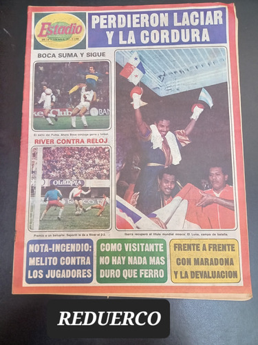 Revista Estadio 9 Año 1981 Maradona Boca E