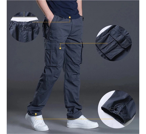 Pantalones Cargo Para Hombre De Primavera/invierno, Casuales