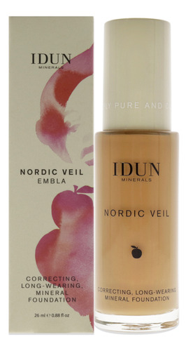 Base De Maquillaje Líquida Idun Minerals Nordic Veil 315 Emb