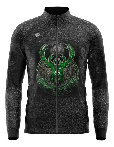 Campera Ranglan Kapho Milwaukee Bucks Stars 2021 Niño