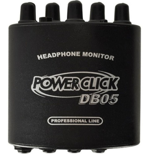 Amplificador De Fone De Ouvido Power Click Db 05 Com Fonte