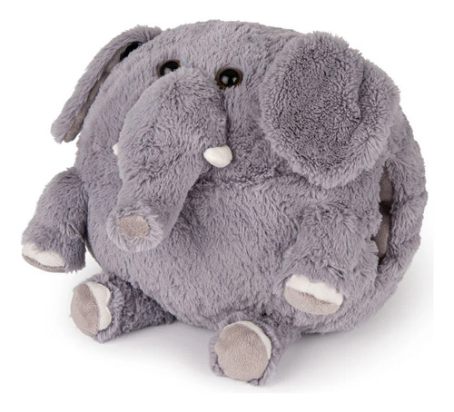 Peluche Elefante Calienta Manos Almohada 35cm Wabro 70227