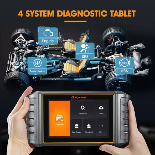 Foxwell Nt716 Obd2 Tableta De Escaner Abs/srs/motor/transmis