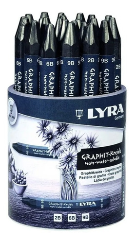 Set 24 Crayón Lyra Grafito Permanente 2b 6b Y 9b 8 De C/u
