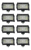 Comprar Pack X 8 Faros Reflector Led 84w Rectangular 12v 24v Tractor