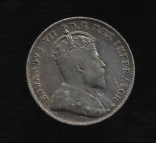 Canada  10 Cents 1904 H  Plata Km# 8 Mb