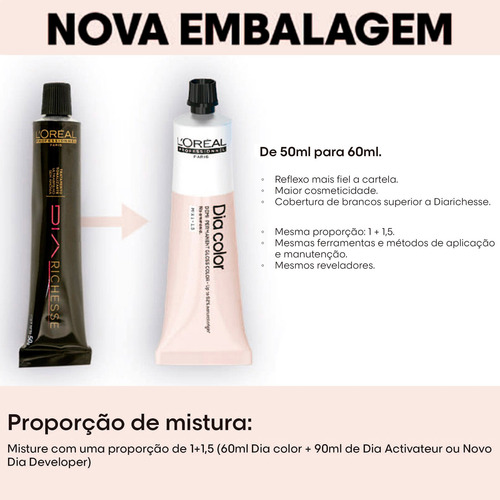 Loreal Tonalizante Kit Dia Color 4 Castanho + Rev 15v