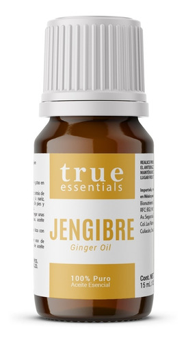 Aceite Esencial Jengibre 100% Puro 15ml True Essentials