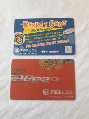 Tarjetas Cantv De Coleccion (Usado)