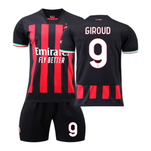 Nueva Camiseta Del Ac Milan 2023 Con Pantalones Cortos Kaká
