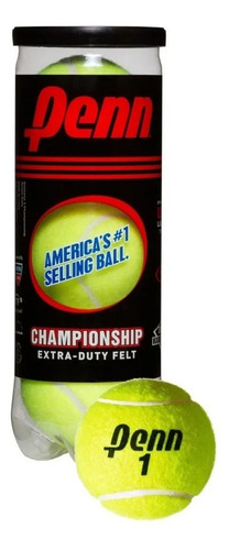 Pelotas De Tenis Penn 1 En Lata Cellada (3 Pzas)