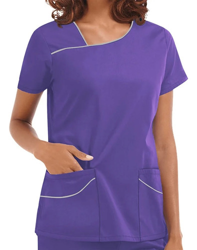 Uniforme De Enfermera De Farmacia De Manga Corta Para Mujer