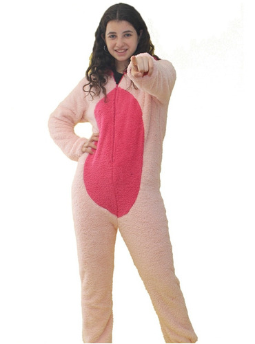 Imagen 2 de 8 de Mono Pijama Corderito Para Niñas Estampado Muy Suave