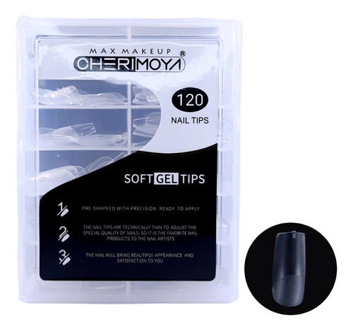 Tips Soft Gel 120 Unidades Cherimoya