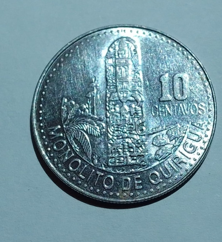 Moneda Guatemala 10 Centavos