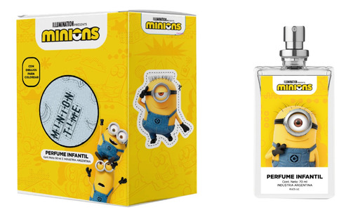 Perfume Infantil Minions Con Visor 50 Ml