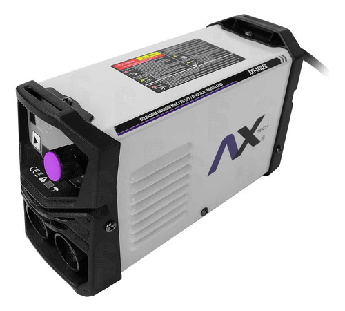 Soldadora Ax Tech Axt-147led 110/220v + Miniesmeriladora Color Gris