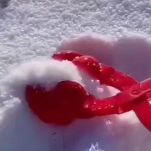 5 Clips Para Hacer Bolas De Nieve Con Forma De Corazón Al