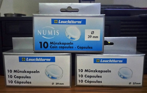 Capsulas Monedas Coleccionistas Caja 10 Unidades Pto Ordaz