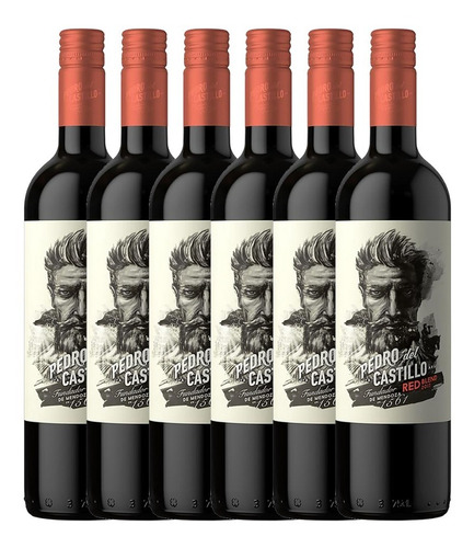 Vino Pedro Del Castillo Red Blend 750ml Caja X6 - Gobar®