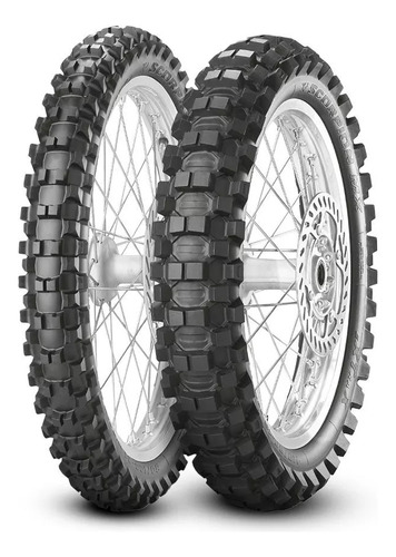 Par Pneus Pirelli Mx Extra X 70/100-17 + 90/100-14 Biz125