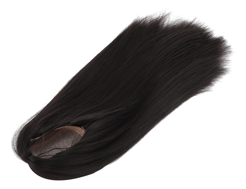 Peluca Negra Para Muñecas Diy, 1/4 Pulgadas, Para 7 A 8 PuLG
