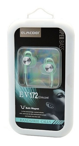 Fone De Ouvido Com Fio Super Bass Elmcoei Ev172