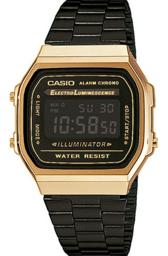 Relógio Unissex Casio Vintage Digital Fashion A168wegb-1bdf