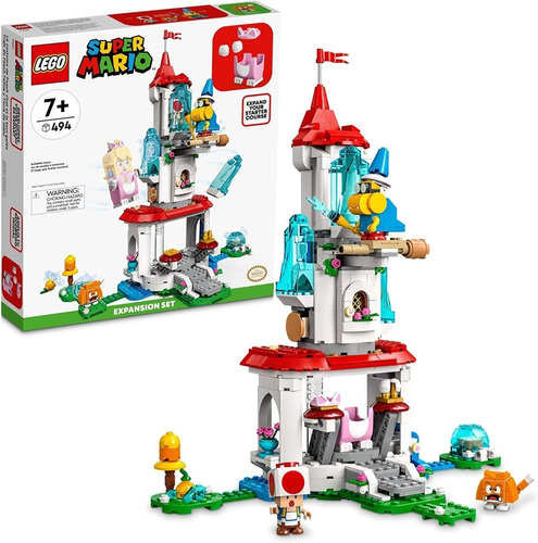 Lego Super Mario Cat Peach Suit And Frozen Tower 71407