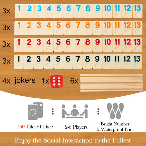 Juego De Rummy Premium Marca No Especificada Modelo No Espec