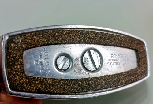 Lindo Isqueiro De Mesa Ronson Spartan Anos 50 Funcionando (Usado)
