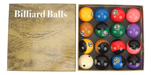 Juego De Billar Pool Balls De Resina De Alta Resistencia A L