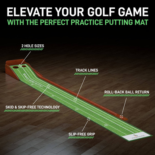 Perfect Practice Putting Green And Gate Tapete Golf Para