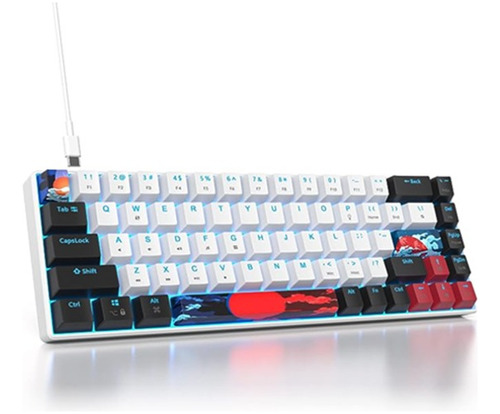 Teclado Mecánico Gamer Ussixchare 65% Rgb (diseño Exclusivo)