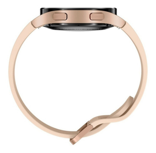 Imagen 4 de 4 de Samsung Galaxy Watch4 (Bluetooth) 1.2" caja 40mm de aluminio pink gold, malla pink gold de fluoroelastómero SM-R860