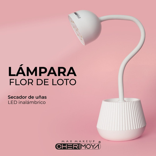 Cabina Lámpara Inalámbrica Flor Uv 18w Cherimoya Soft Gel